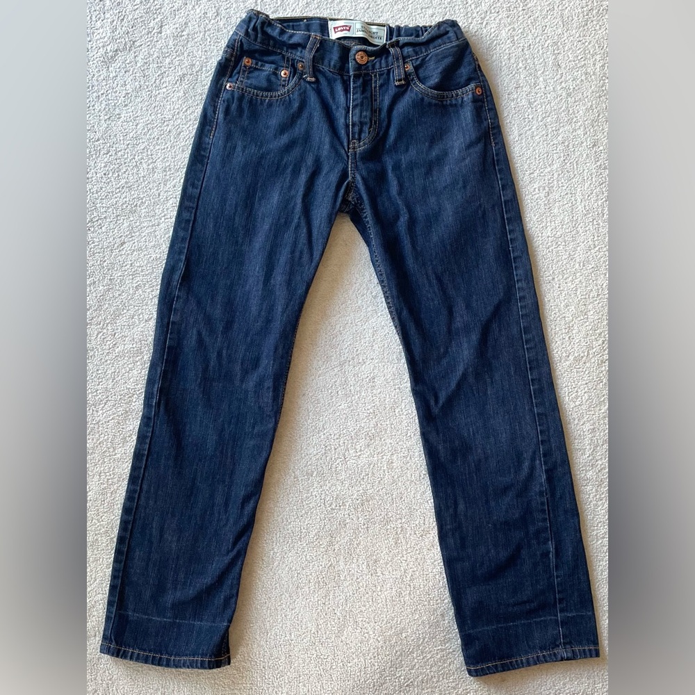 Levi's Dark Blue Straight Jeans